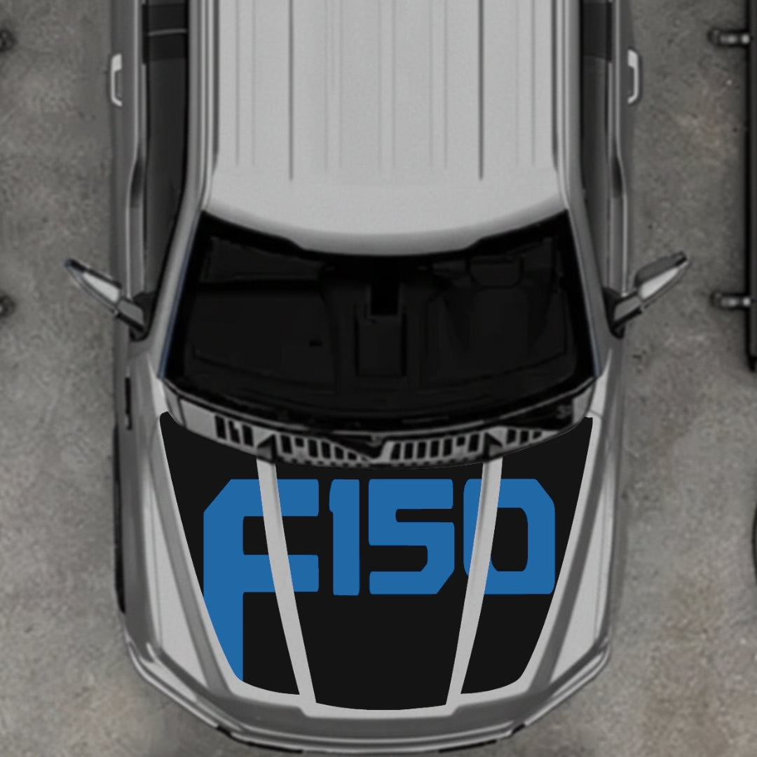 Hood Panel Decal/Sticker - Style 18 Graphic Kit - For Ford F-150 2020-2026 - Premium Vinyl