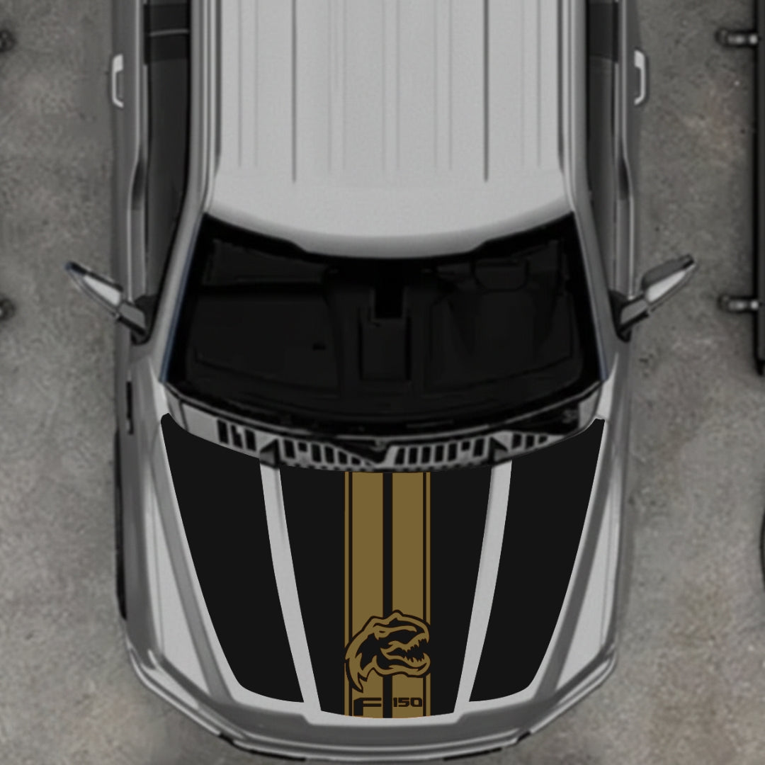 Hood Panel Decal/Sticker - Rex Graphic Kit - For Ford F-150 2020-2026 - Premium Vinyl