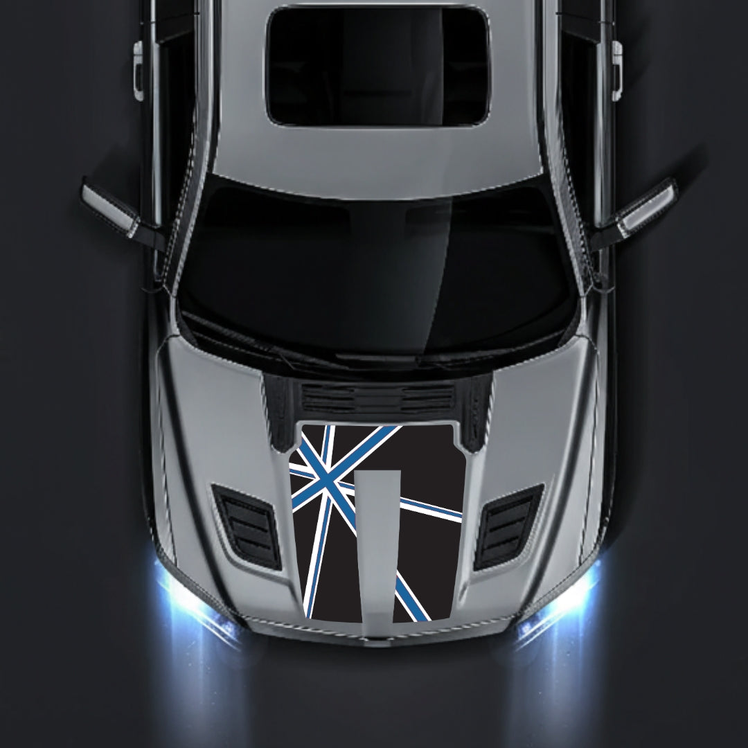 Hood Panel Decal/Sticker - England Graphic Kit - For Dodge RAM 1500 2019-2025 - Premium Vinyl