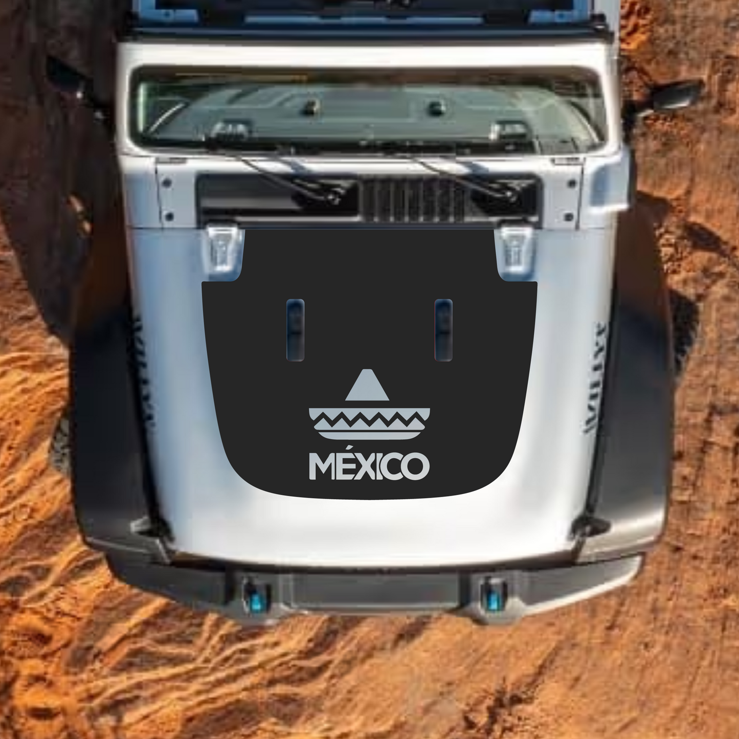 Hood Styles Decal/Sticker - For JL/JLU Sahara Hood - 2018-2025 - Premium Vinyl