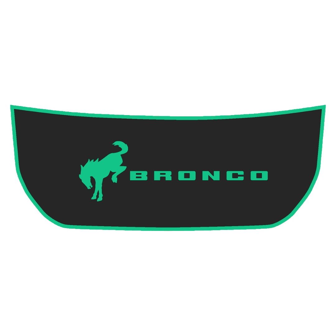 Hood Panel Decal/Sticker - Wild Horse 2 Graphic Kit - For Ford Bronco - Premium Vinyl