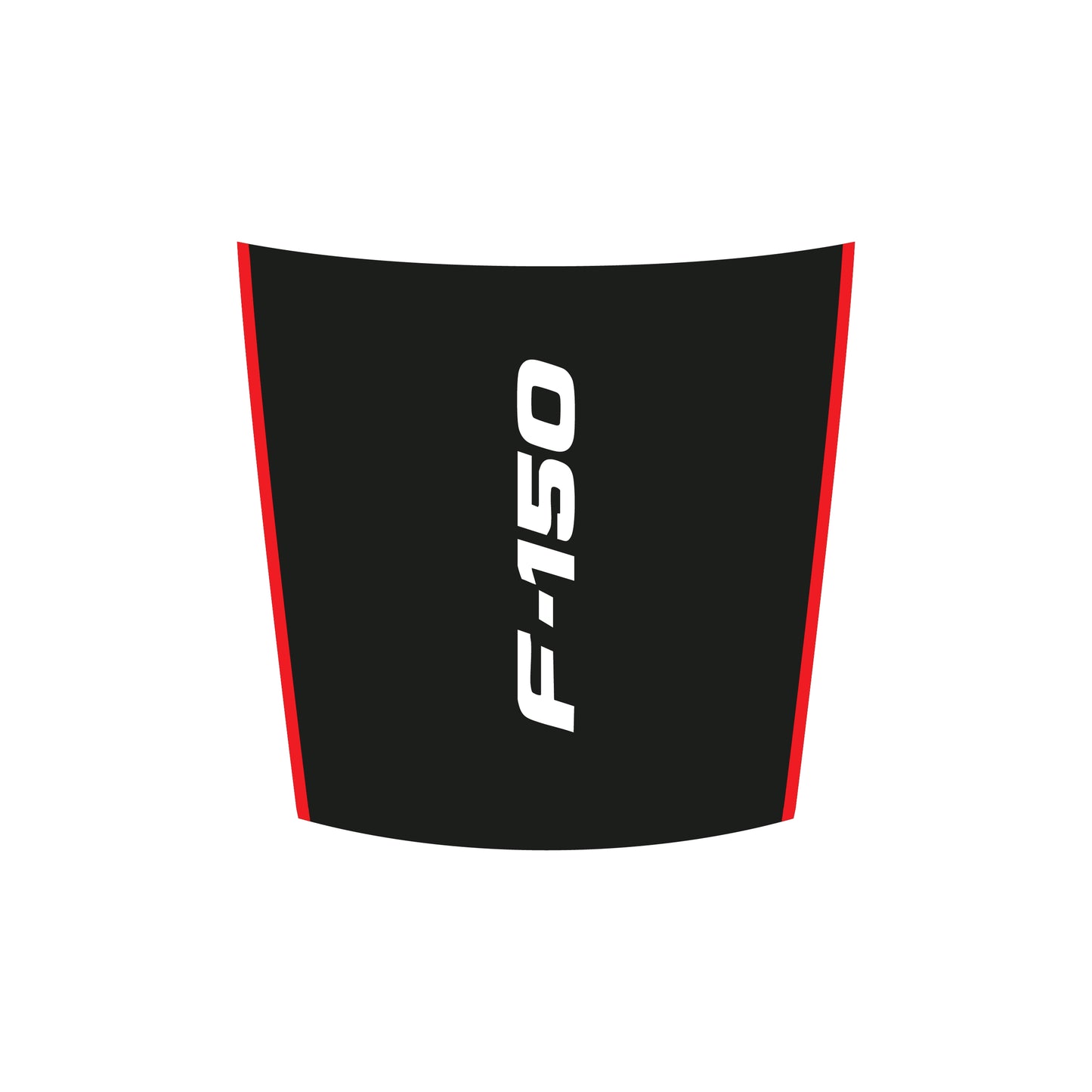 Hood Panel Decal/Sticker - Italic Style F150 Graphic Decal Graphic Kit - For Ford F-150 2015-2020 - Premium Vinyl