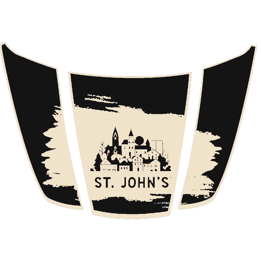 Hood Panel Decal/Sticker - St John's Border Graphic Kit - For Ford F-150 2020-2026 - Premium Vinyl
