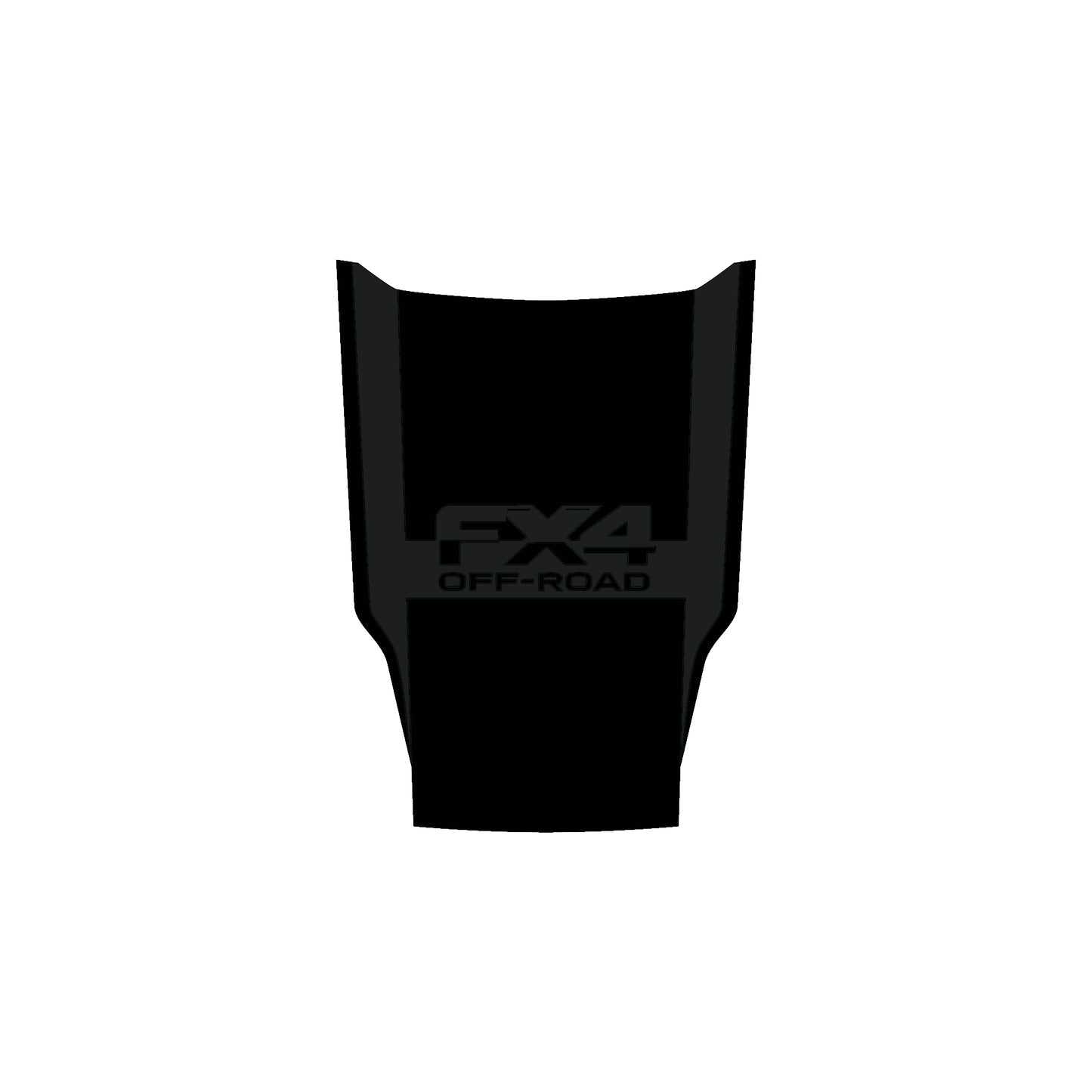 Hood Panel Decal/Sticker - FX4 Off-Road Edition Full Hood Decal Wrap – Bold  Center Accent Shield with Matte Black Track Stripes Graphic Kit - For Ford F-150 F150 2015-2020 - Premium Vinyl