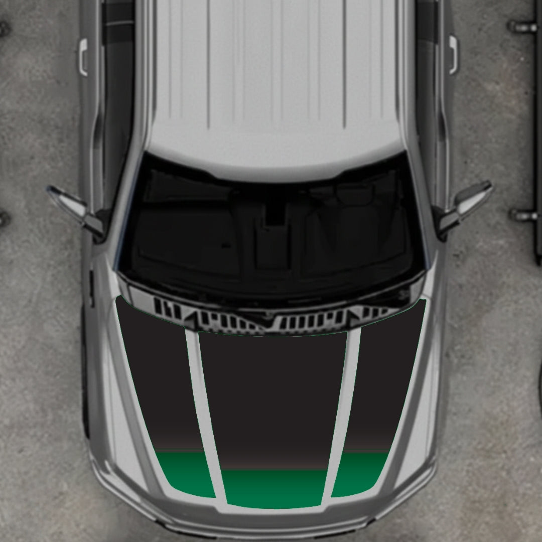 Hood Panel Decal/Sticker - Shades Graphic Kit - For Ford F-150 2020-2026 - Premium Vinyl