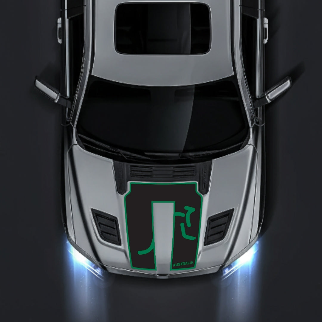 Performance Hood Panel Decal/Sticker - Australia - Border Graphic Kit - For Dodge RAM 1500 2019-2025 - Premium Vinyl
