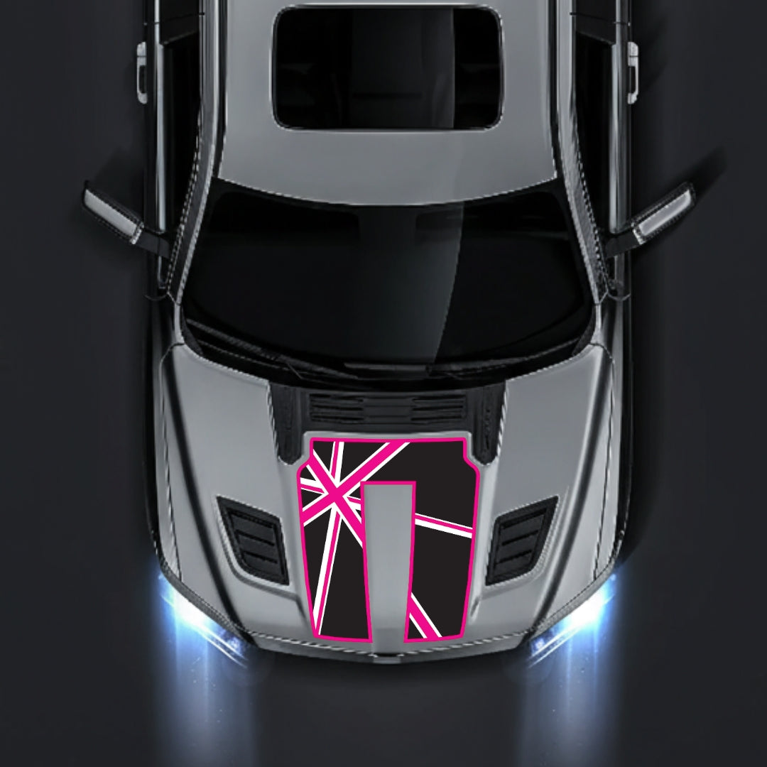 Hood Panel Decal/Sticker - England - Border Graphic Kit - For Dodge RAM 1500 2019-2025 - Premium Vinyl