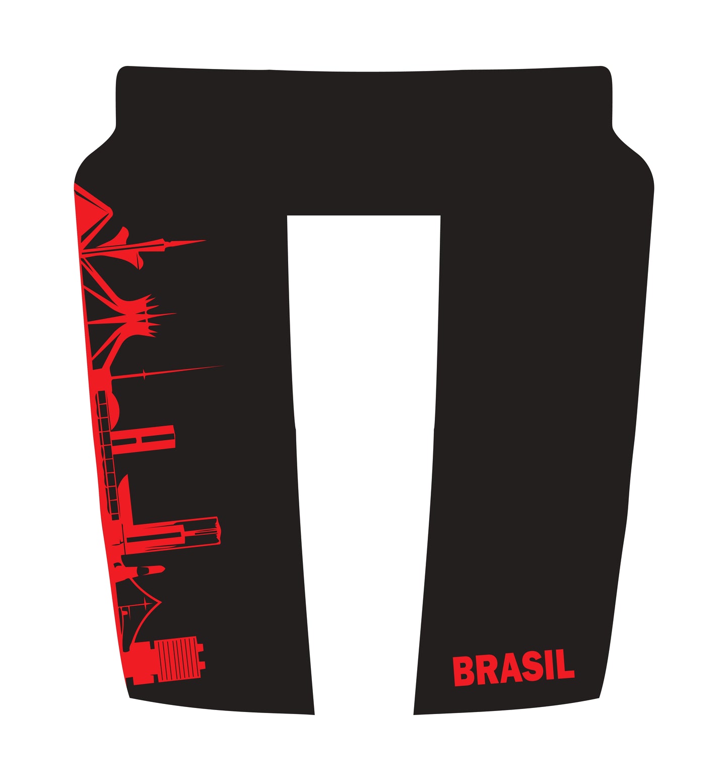 Hood Panel Decal/Sticker - Brazil Skyline Graphic Kit - For Dodge RAM 1500 2019-2025 - Premium Vinyl