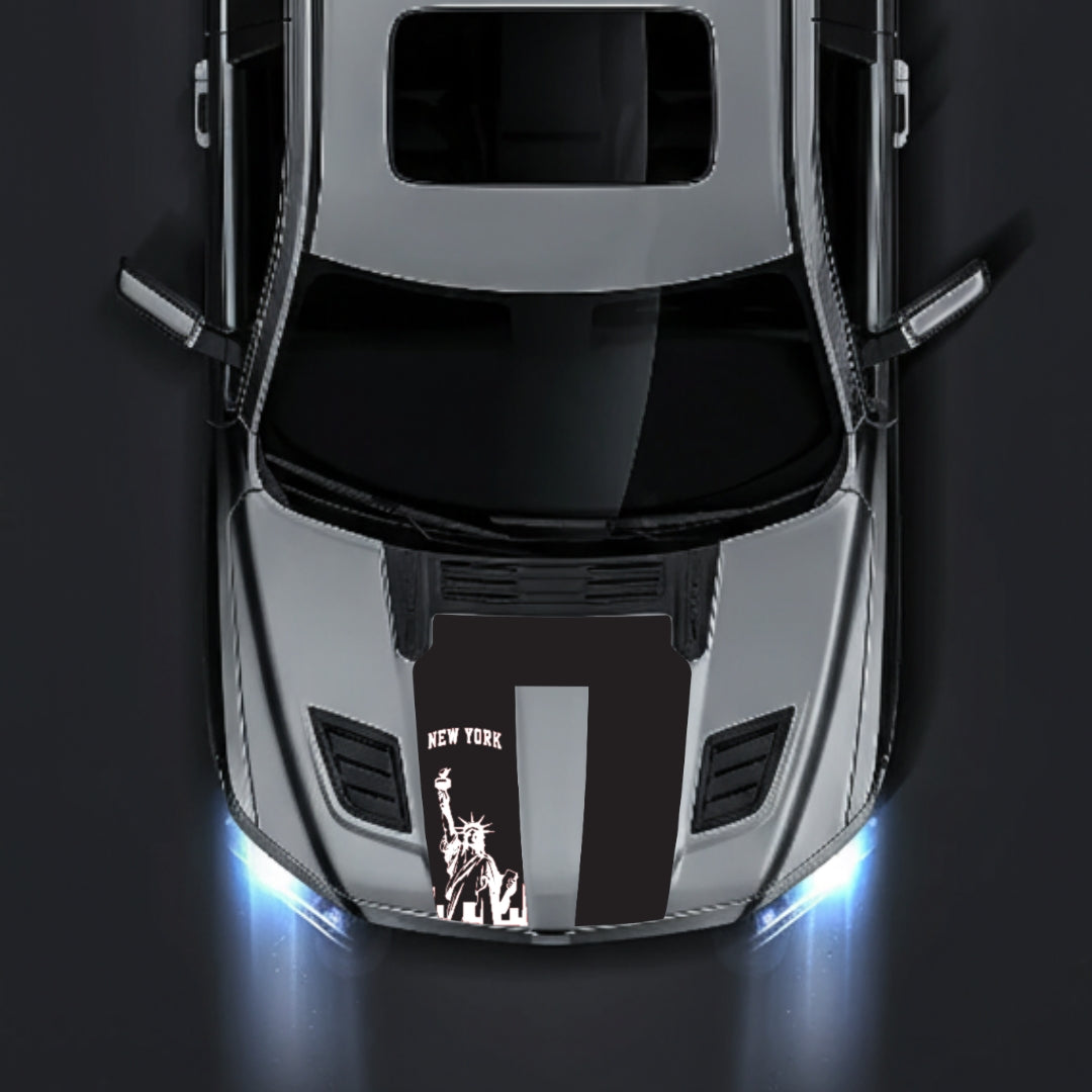 Hood Panel Decal/Sticker - New York Graphic Kit - For Dodge RAM 1500 2019-2025 - Premium Vinyl