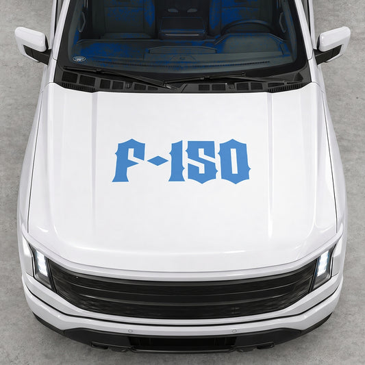 Hood Panel Decal/Sticker - Cut Lightning F150 Graphic Decal Graphic Kit - For FORD F-150 2015-2020 - Premium Vinyl