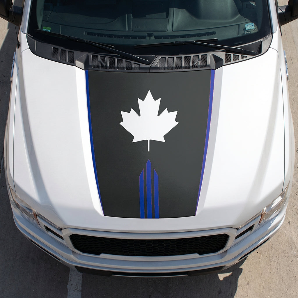 Hood Panel Decal/Sticker - Maple Graphic Decal Graphic Kit - For Ford F-150 2015-2020 - Premium Vinyl