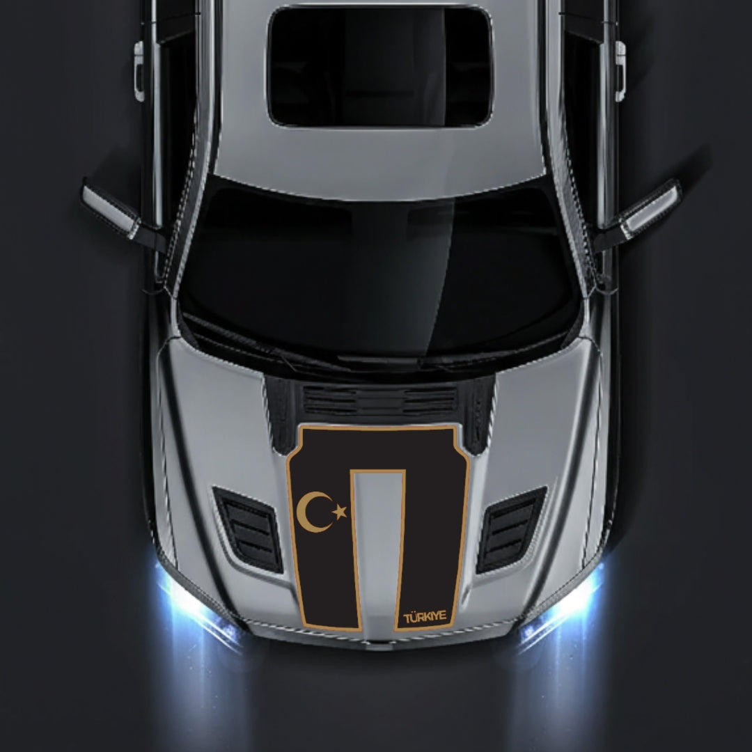 Hood Panel Decal/Sticker - Turkey - Border Graphic Kit - For Dodge RAM 1500 2019-2025 - Premium Vinyl