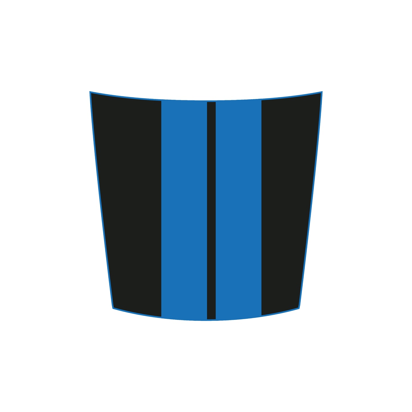 Hood Panel Decal/Sticker - Double Stripes Graphic Decal Graphic Kit - For FORD F-150 2015-2020 - Premium Vinyl
