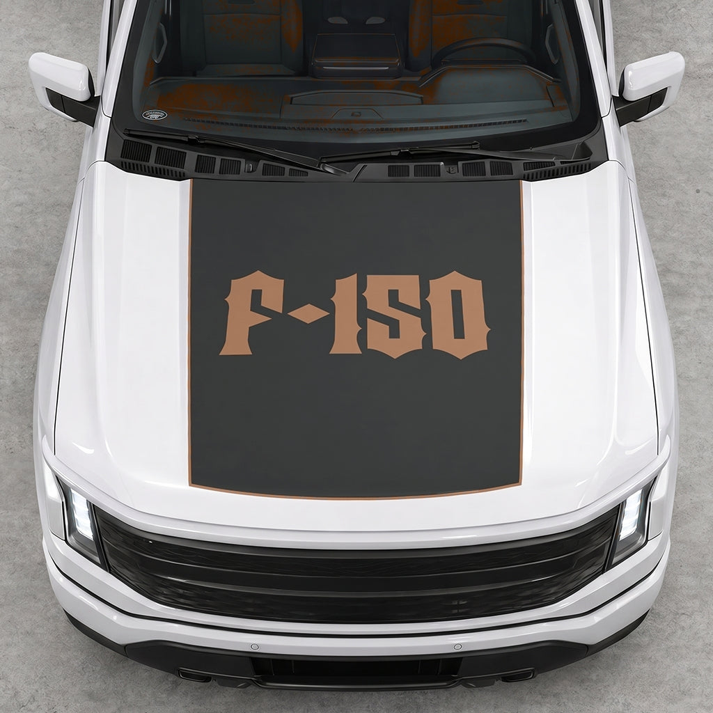 Hood Panel Decal/Sticker - Lightning F150 Graphic Decal Graphic Kit - For FORD F-150 2015-2020 - Premium Vinyl