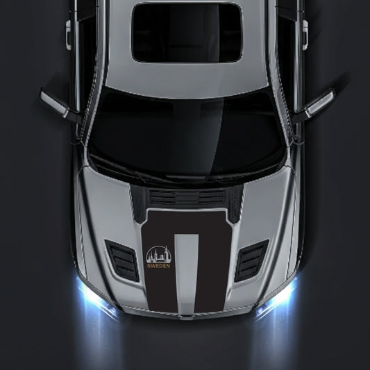 Performance Hood Panel Decal/Sticker - Sweden - Cut Graphic Kit - For Dodge RAM 1500 2019-2025 - Premium Vinyl