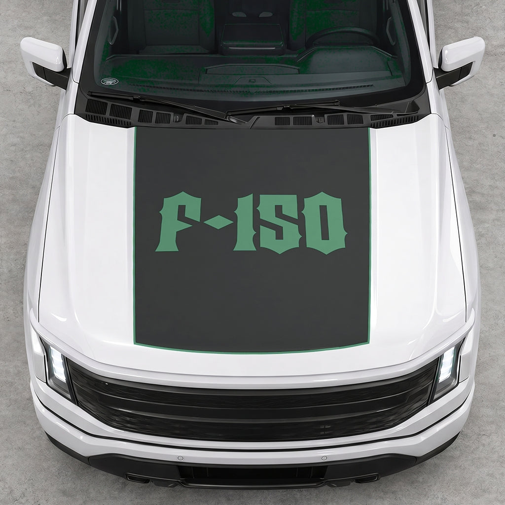 Hood Panel Decal/Sticker - Lightning F150 Graphic Decal Graphic Kit - For FORD F-150 2015-2020 - Premium Vinyl