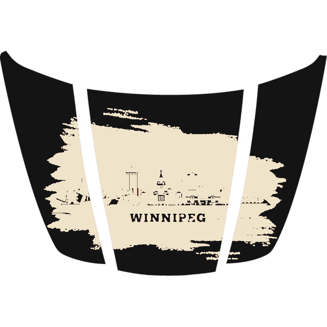 Hood Panel Decal/Sticker - Winnipeg Graphic Kit - For Ford F-150 2020-2026 - Premium Vinyl