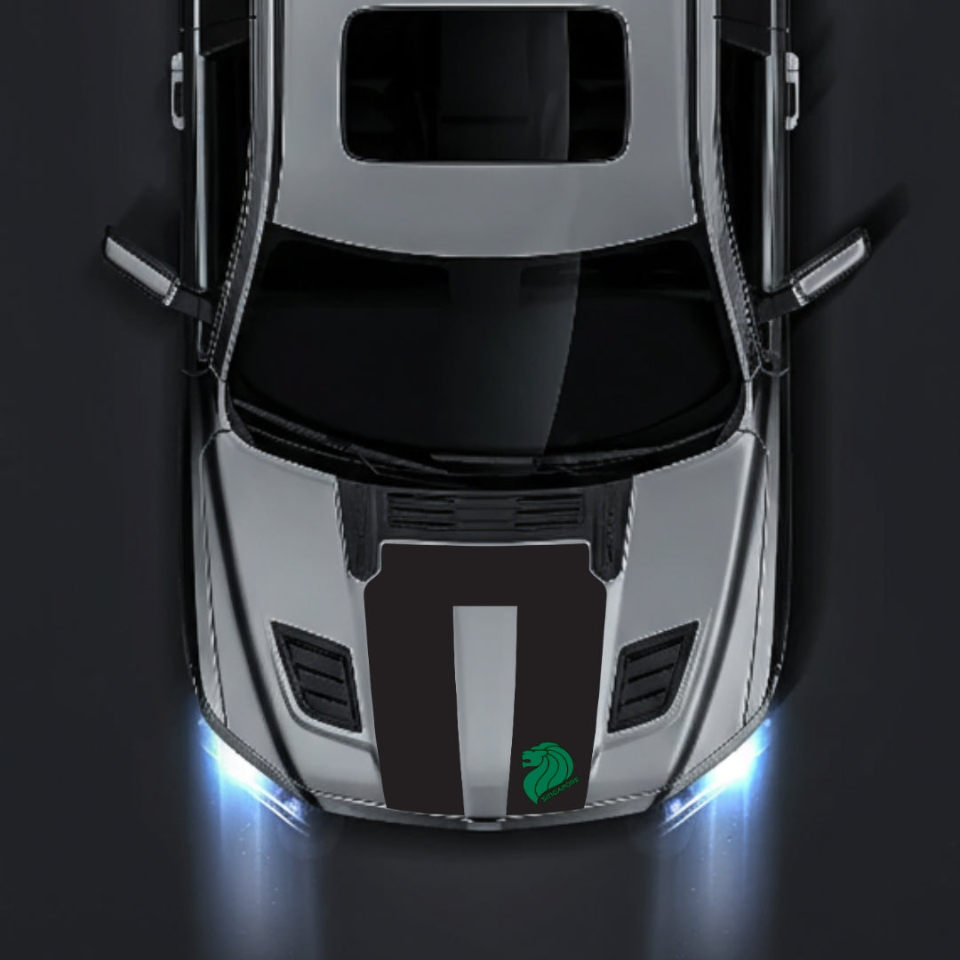 Performance Hood Panel Decal/Sticker - Singapore Graphic Kit - For Dodge RAM 1500 2019-2025 - Premium Vinyl