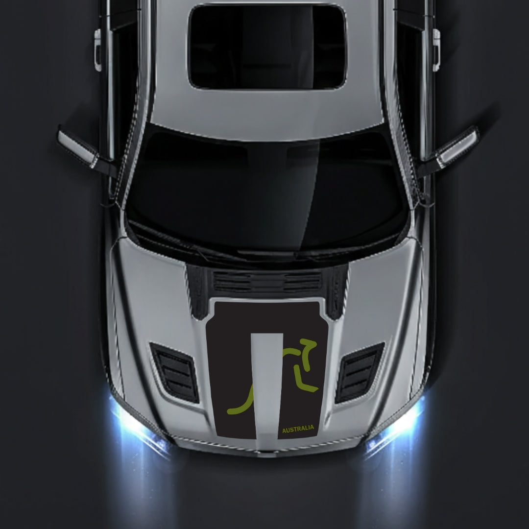 Performance Hood Panel Decal/Sticker - Australia Graphic Kit - For Dodge RAM 1500 2019-2025 - Premium Vinyl