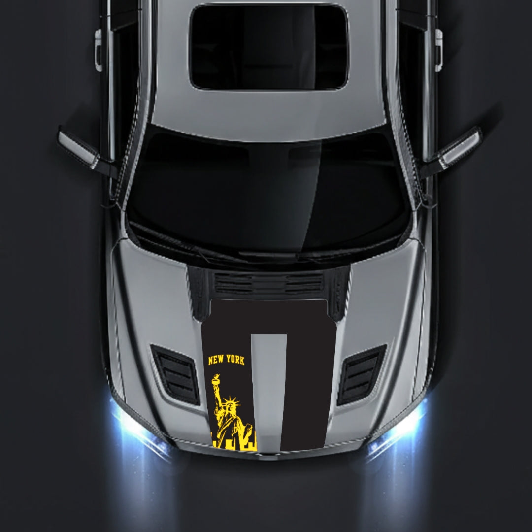Hood Panel Decal/Sticker - New York Graphic Kit - For Dodge RAM 1500 2019-2025 - Premium Vinyl