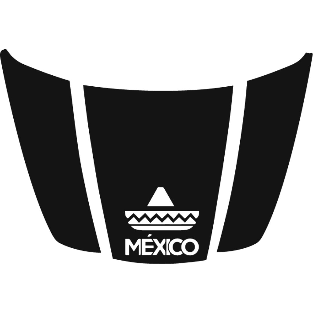 Hood Panel Decal/Sticker - Mexico - Cut Graphic Kit - For Ford F-150 2020-2026 - Premium Vinyl