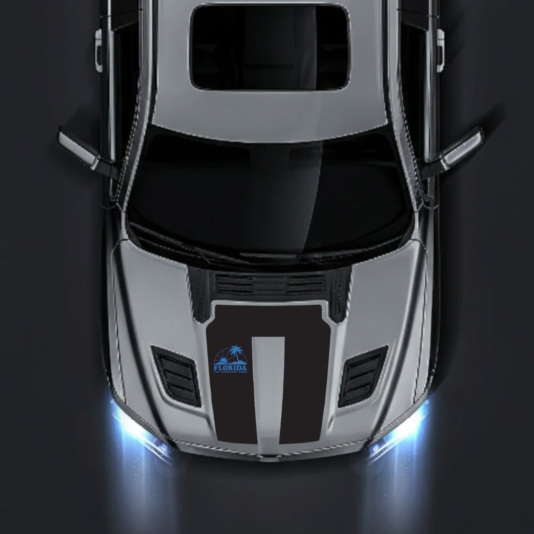 Hood Panel Decal/Sticker - Florida Graphic Kit - For Dodge RAM 1500 2019-2025 - Premium Vinyl