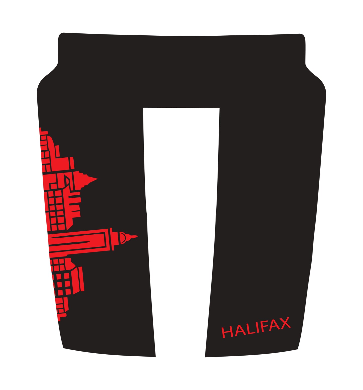 Hood Panel Decal/Sticker - Halifax Skyline Graphic Kit - For Dodge RAM 1500 2019-2025 - Premium Vinyl