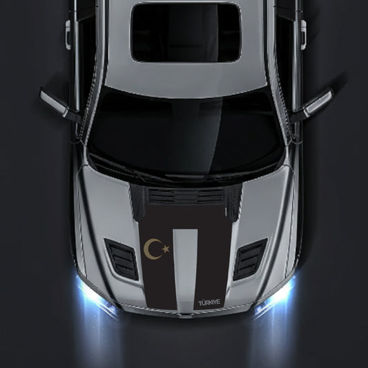 Performance Hood Panel Decal/Sticker - Turkey - Cut Graphic Kit - For Dodge RAM 1500 2019-2025 - Premium Vinyl