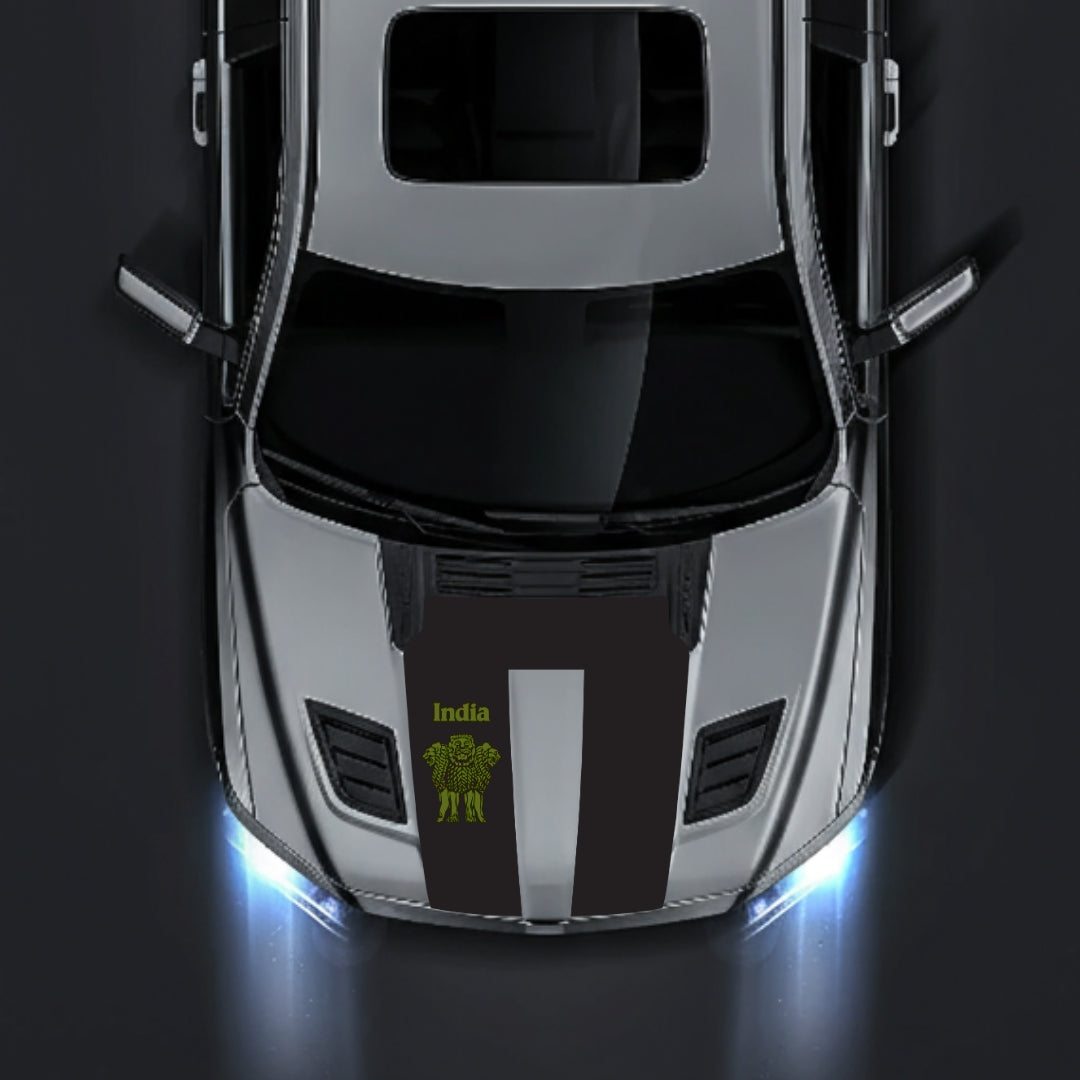Performance Hood Panel Decal/Sticker - India Graphic Kit - For Dodge RAM 1500 2019-2025 - Premium Vinyl