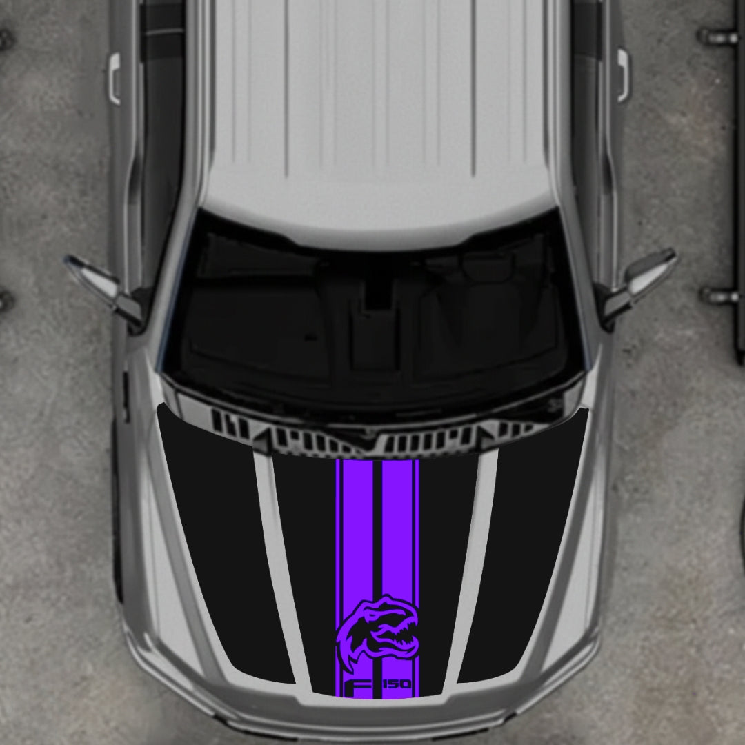 Hood Panel Decal/Sticker - Rex Graphic Kit - For Ford F-150 2020-2026 - Premium Vinyl