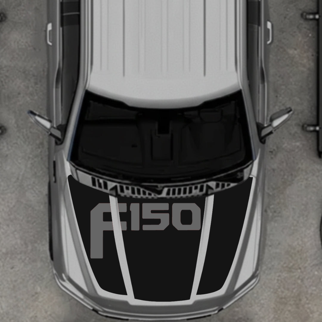 Hood Panel Decal/Sticker - Style 21 Graphic Kit - For Ford F-150 2020-2026 - Premium Vinyl
