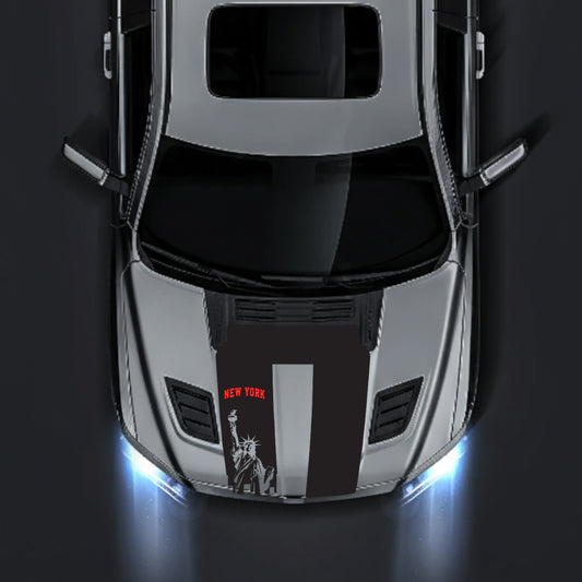 Hood Panel Decal/Sticker - New York - Cut Graphic Kit - For Dodge RAM 1500 2019-2025 - Premium Vinyl