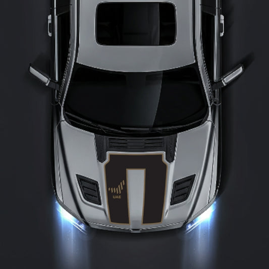 Performance Hood Panel Decal/Sticker - United Arab Emirates - Border Graphic Kit - For Dodge RAM 1500 2019-2025 - Premium Vinyl
