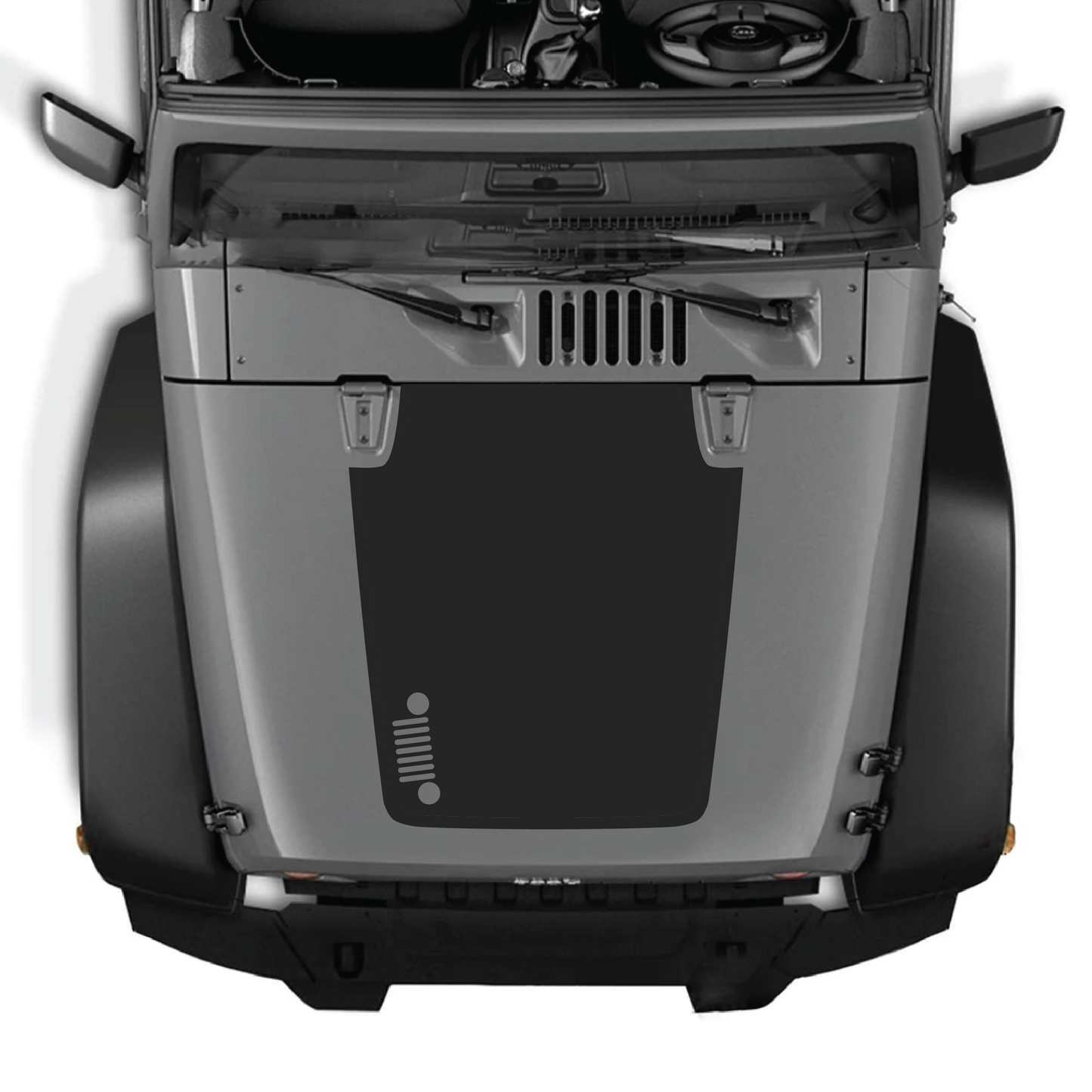 Hood Styles Decal/Sticker - For JK/JKU 2007-2018 Hood - Premium Vinyl