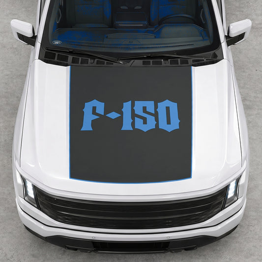 Hood Panel Decal/Sticker - Lightning F150 Graphic Decal Graphic Kit - For FORD F-150 2015-2020 - Premium Vinyl