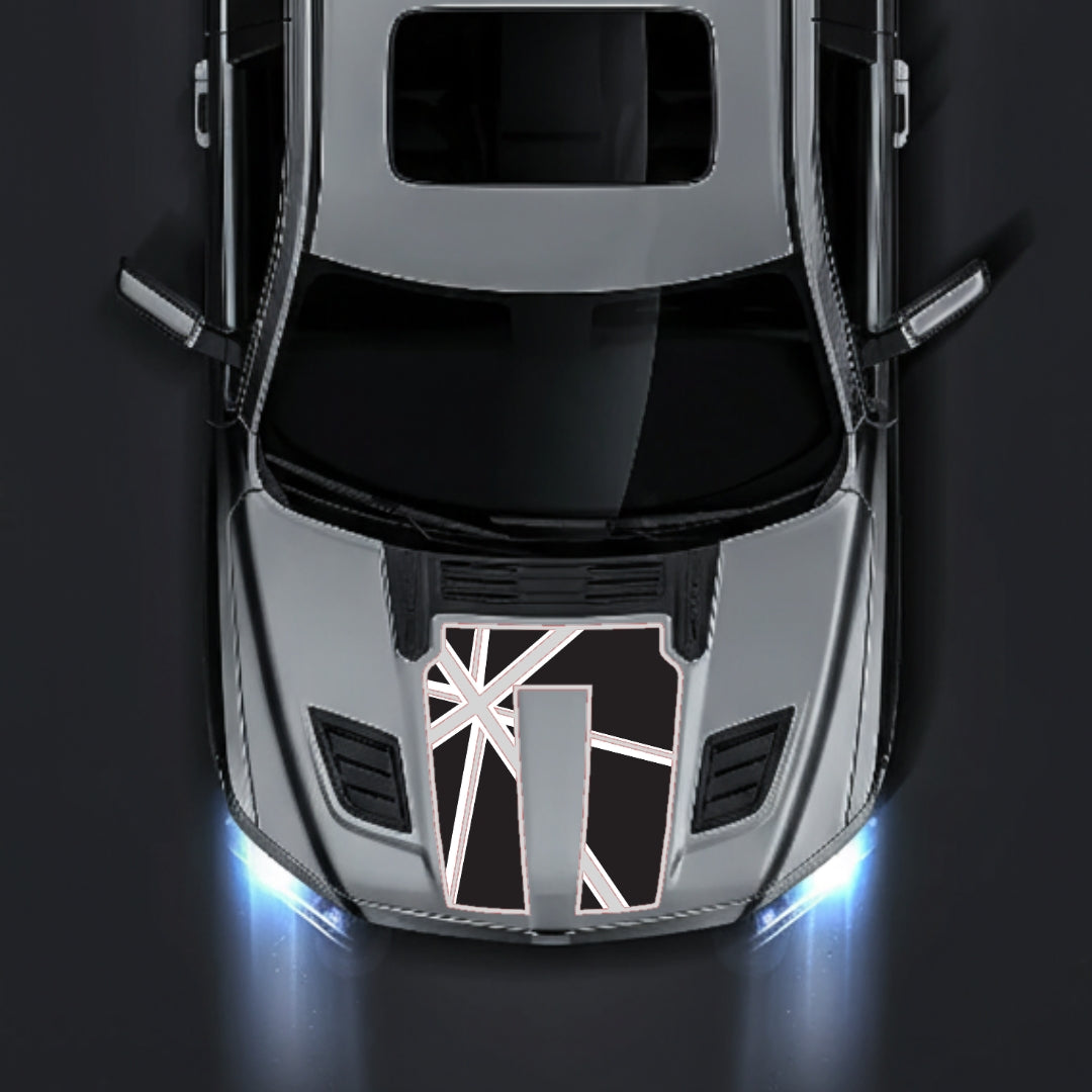 Hood Panel Decal/Sticker - England - Border Graphic Kit - For Dodge RAM 1500 2019-2025 - Premium Vinyl