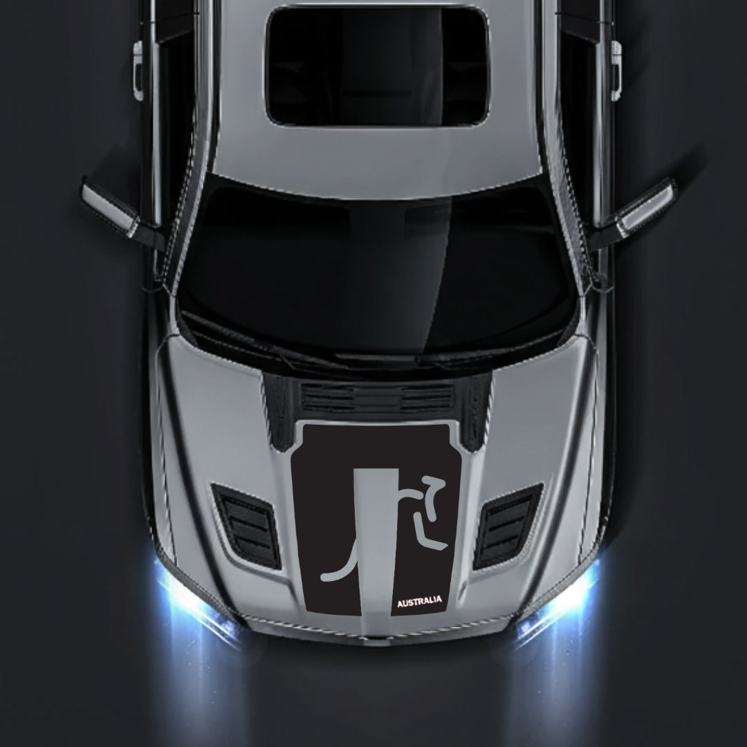 Hood Panel Decal/Sticker - Australia - Cut Graphic Kit - For Dodge RAM 1500 2019-2025 - Premium Vinyl