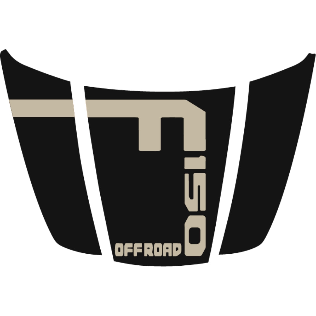 Hood Panel Decal/Sticker - Style 8 Graphic Kit - For Ford F-150 2020-2026 - Premium Vinyl