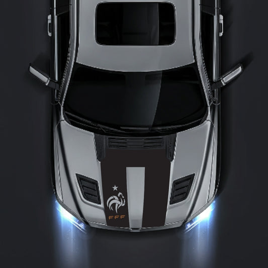 Performance Hood Panel Decal/Sticker - French Football Federation Logo Graphic Kit - For Dodge RAM 1500 2019-2025 - Premium Vinyl