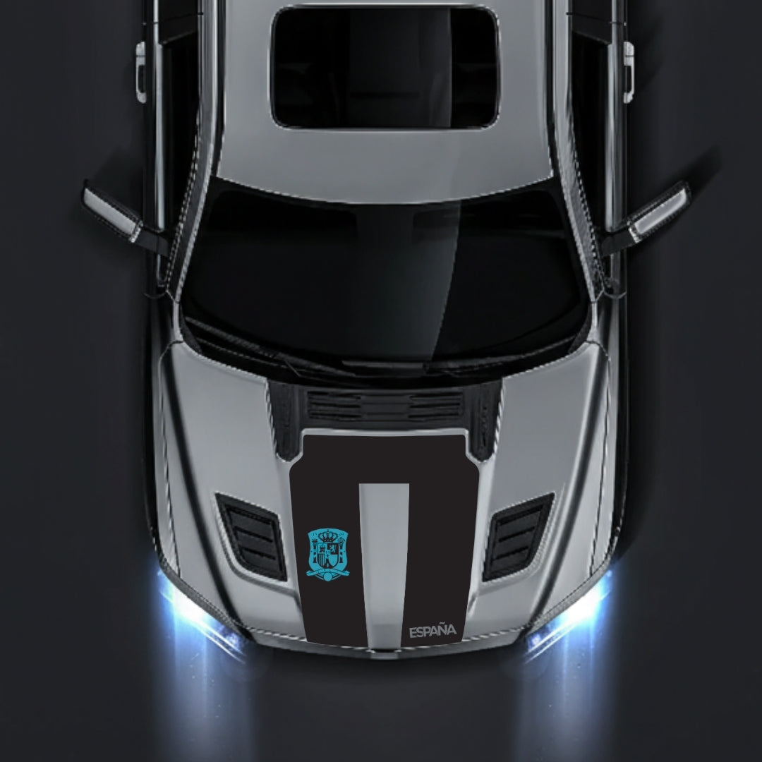 Hood Panel Decal/Sticker - Spain - Cut Graphic Kit - For Dodge RAM 1500 2019-2025 - Premium Vinyl