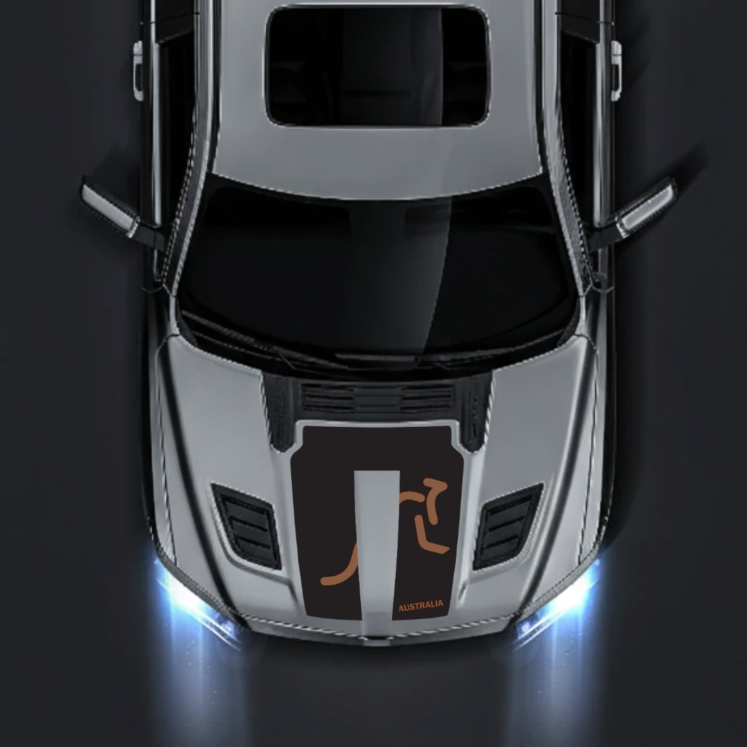 Performance Hood Panel Decal/Sticker - Australia Graphic Kit - For Dodge RAM 1500 2019-2025 - Premium Vinyl