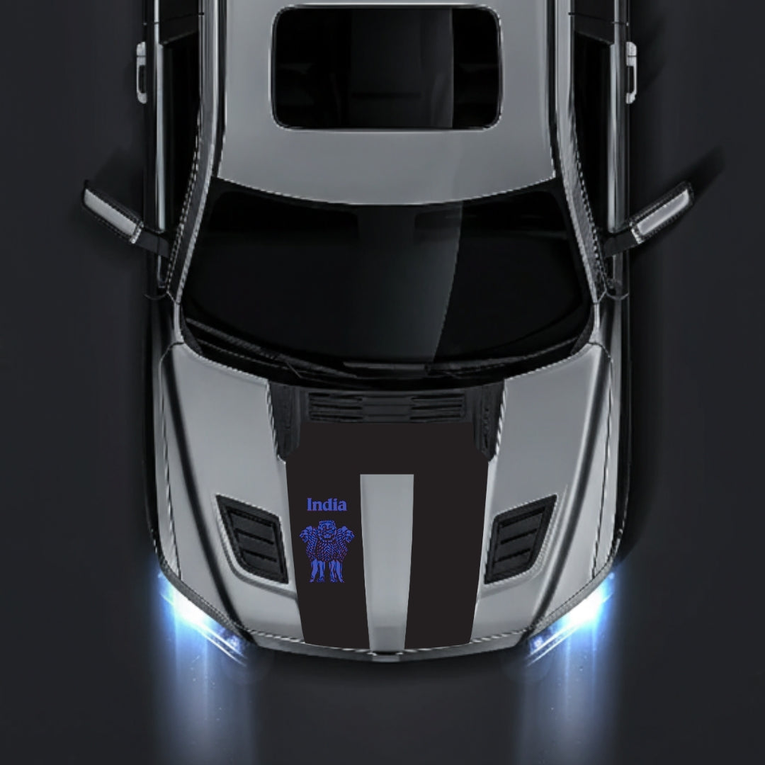 Hood Panel Decal/Sticker - India Graphic Kit - For Dodge RAM 1500 2019-2025 - Premium Vinyl