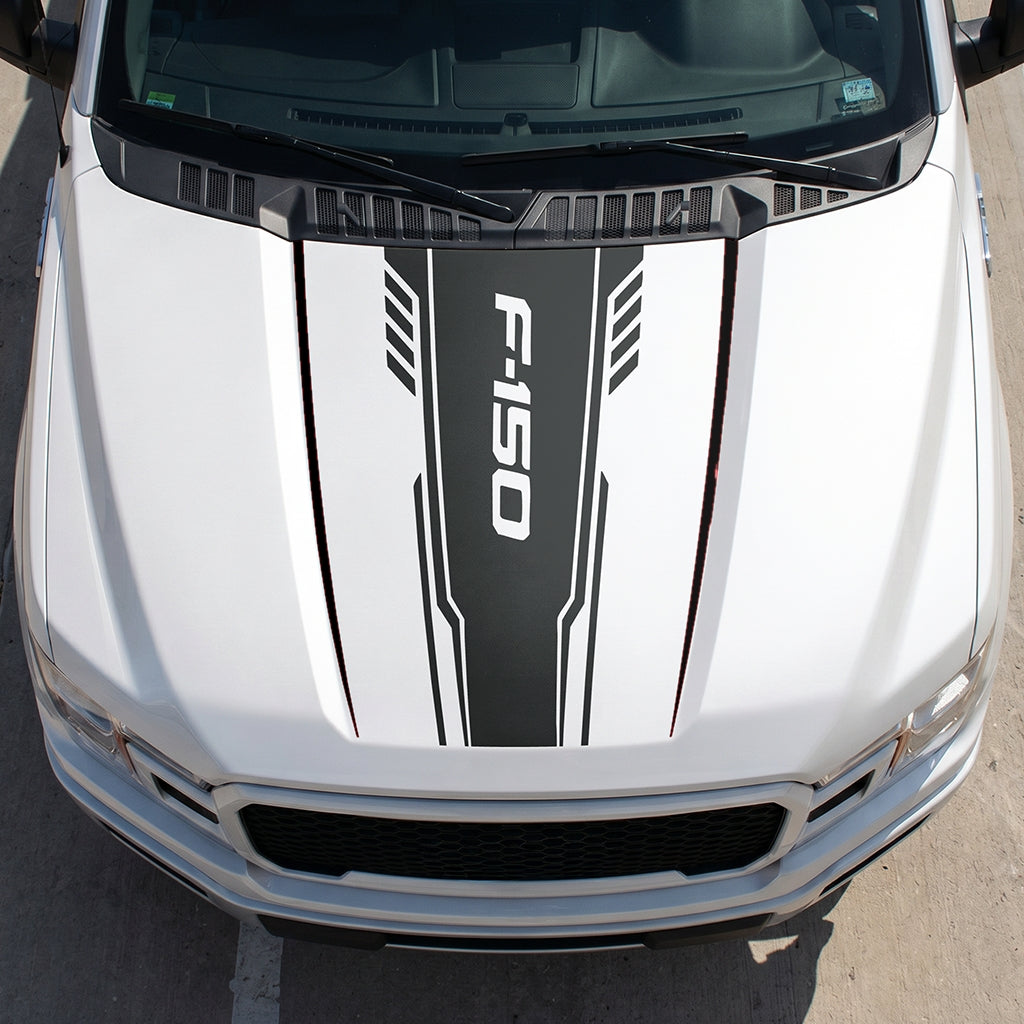 Hood Panel Decal/Sticker - Speed F150 Graphic Decal Graphic Kit - For Ford F-150 2015-2020 - Premium Vinyl