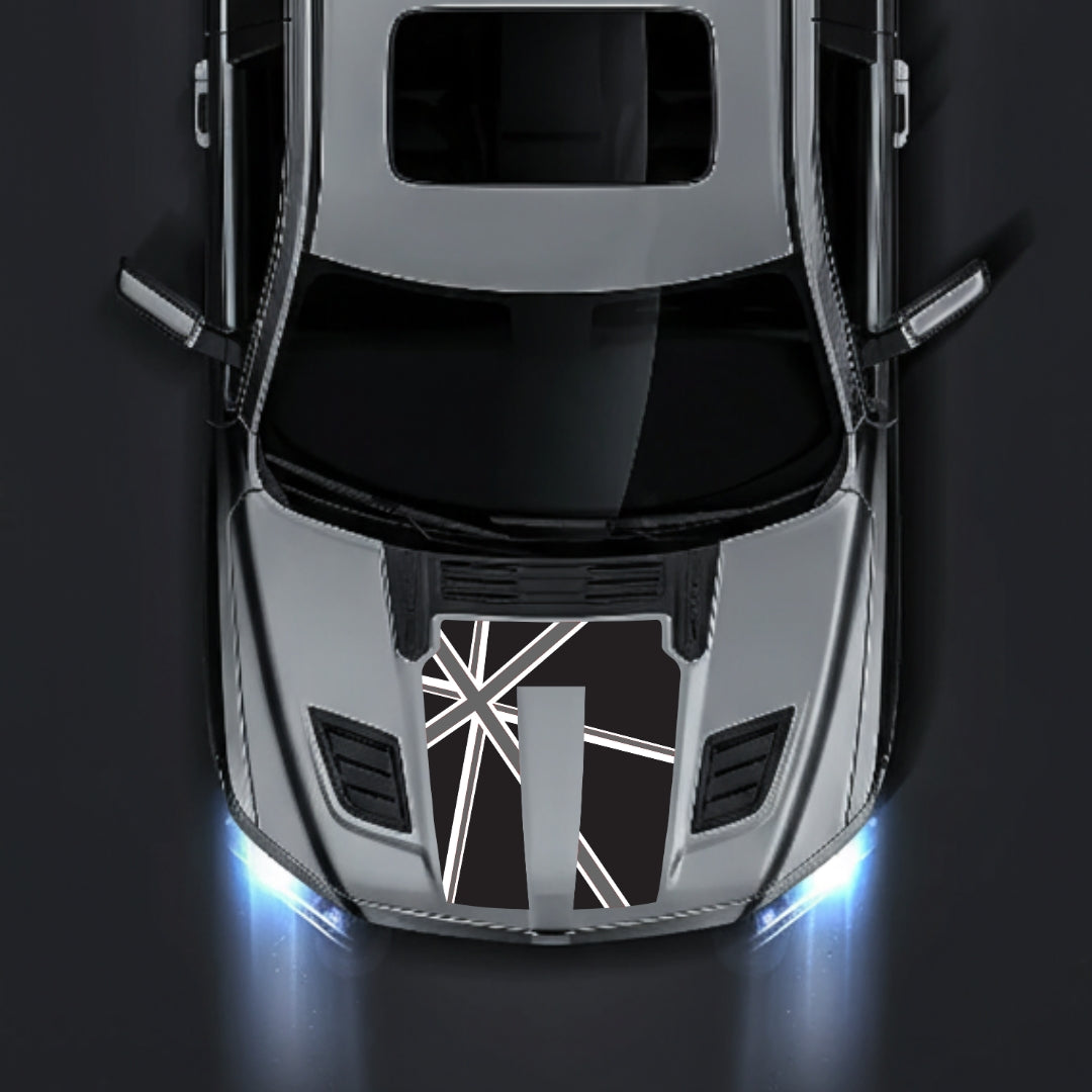 Performance Hood Panel Decal/Sticker - England Graphic Kit - For Dodge RAM 1500 2019-2025 - Premium Vinyl