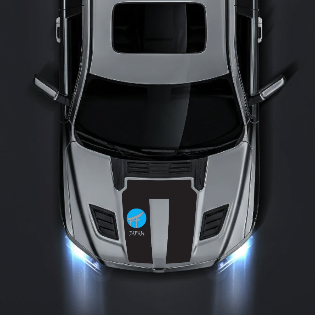 Hood Panel Decal/Sticker - Japan - Cut Graphic Kit - For Dodge RAM 1500 2019-2025 - Premium Vinyl