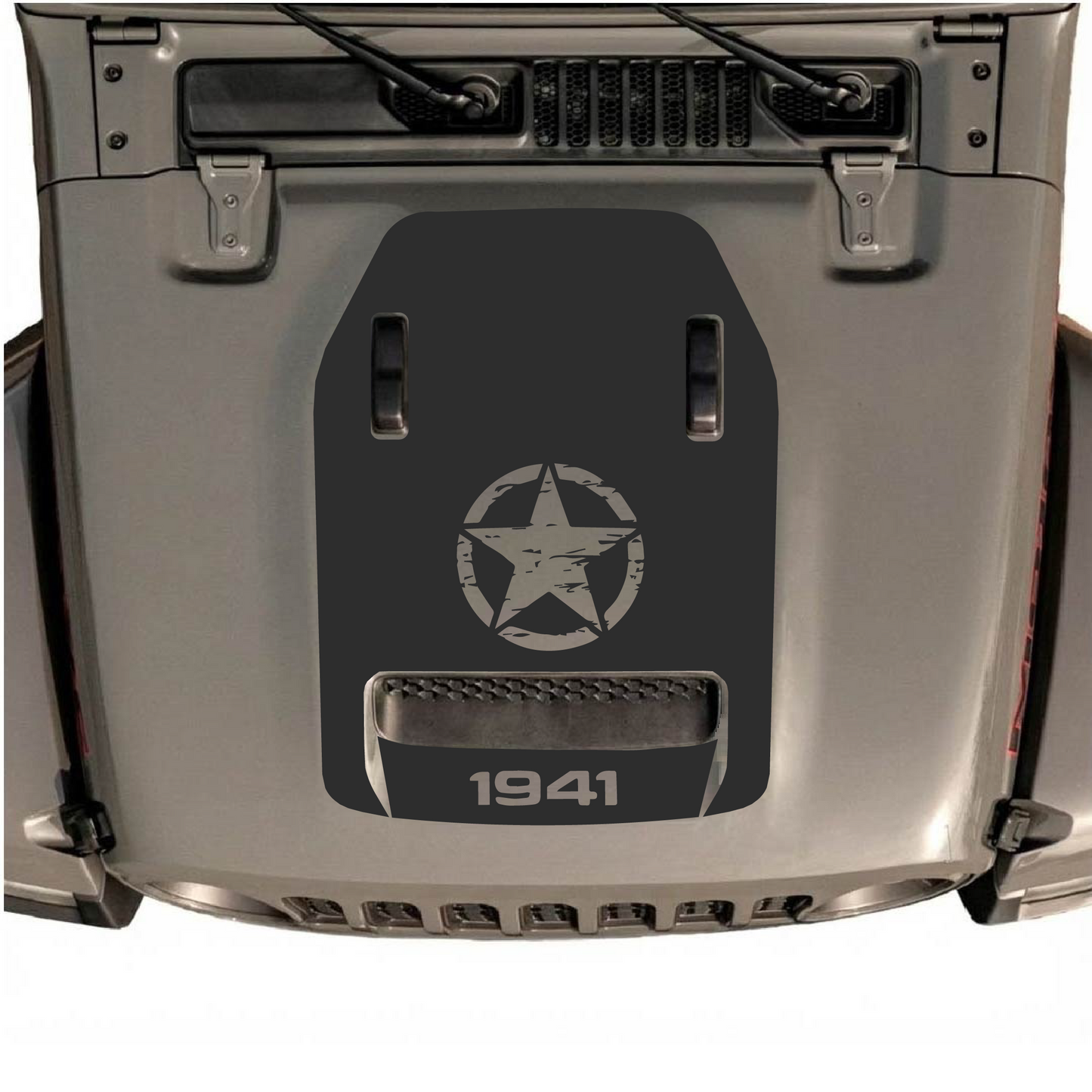Hood Styles Decal/Sticker - For JL/JLU Hood - 2018+ - Premium Vinyl