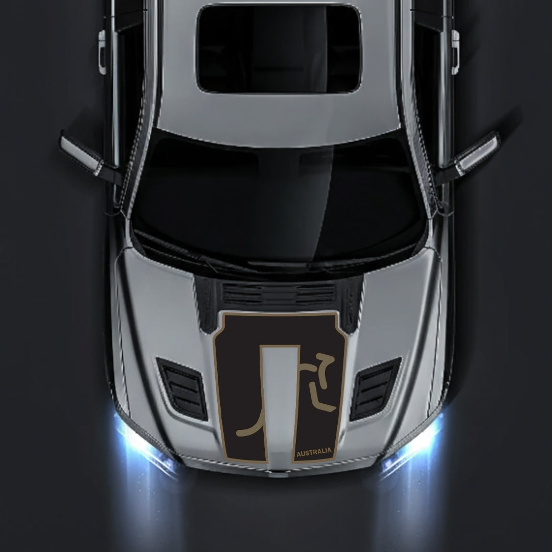 Performance Hood Panel Decal/Sticker - Australia - Border Graphic Kit - For Dodge RAM 1500 2019-2025 - Premium Vinyl