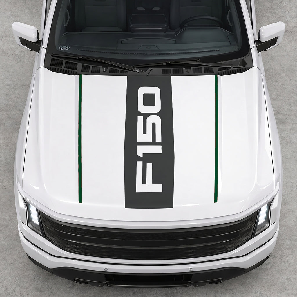Hood Panel Decal/Sticker - Bold F150 Graphic Decal Graphic Kit - For Ford F-150 2015-2020 - Premium Vinyl