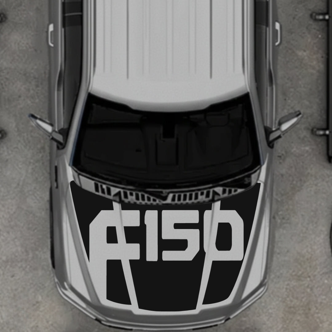 Hood Panel Decal/Sticker - Style 17 Graphic Kit - For Ford F-150 2020-2026 - Premium Vinyl