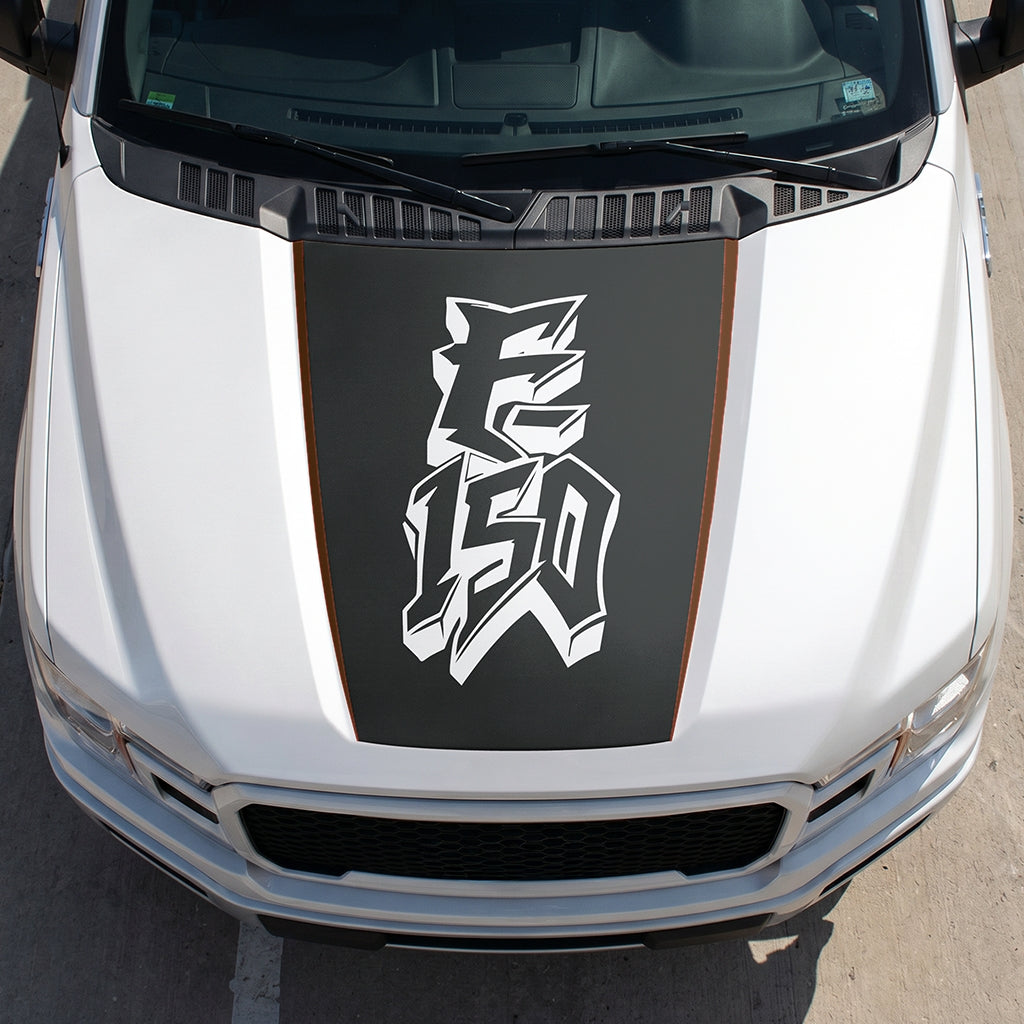Hood Panel Decal/Sticker - Graffiti Graphic Decal Graphic Kit - For Ford F-150 2015-2020 - Premium Vinyl
